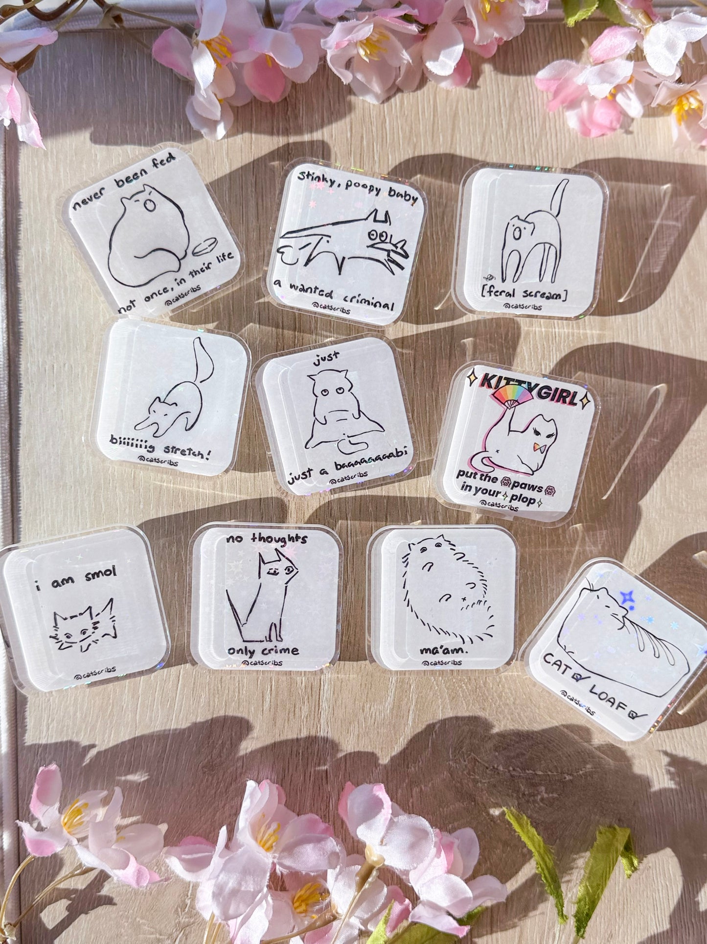 ✨🐈 catscribs magnet clips 2.0 ✨🐈
