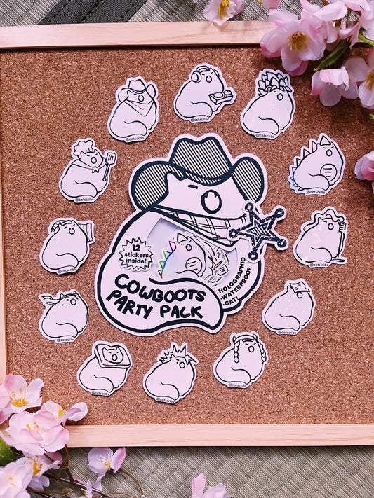 β¨π€  cowboots party sticker pack! π±β¨