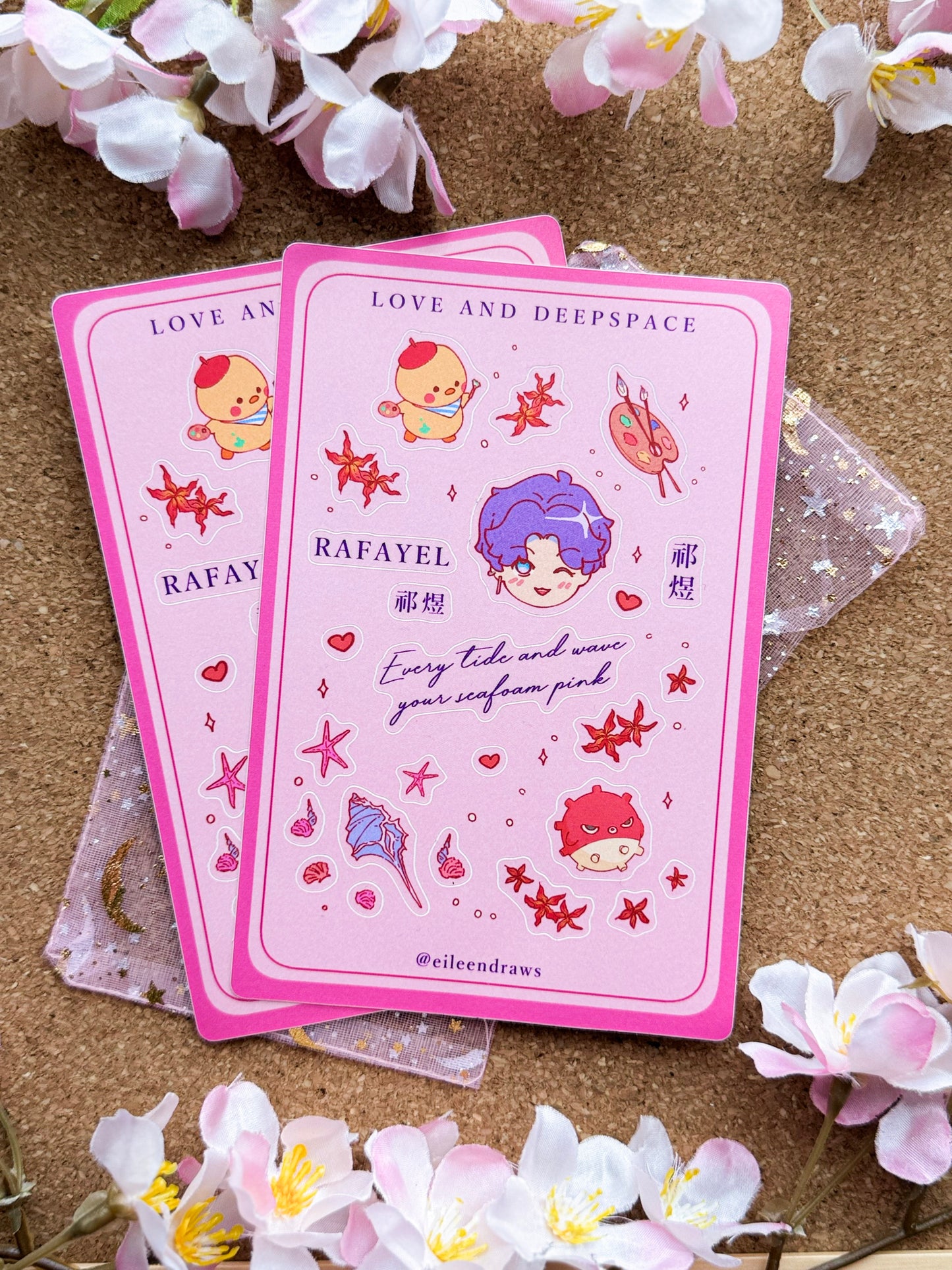 ๐ rafayel sticker sheet ๐