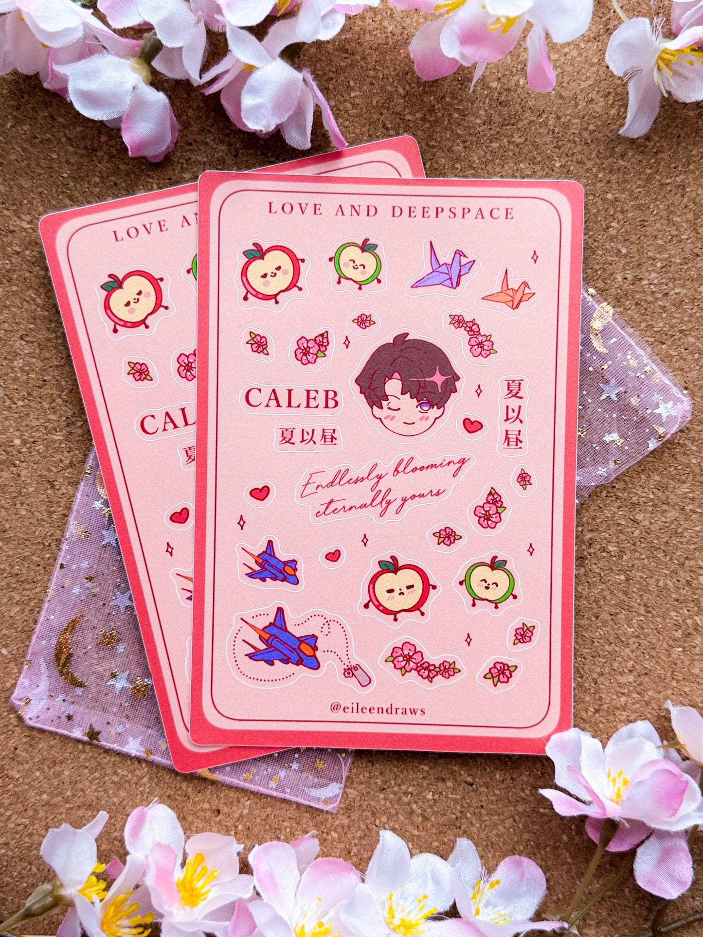 ๐ caleb sticker sheet ๐