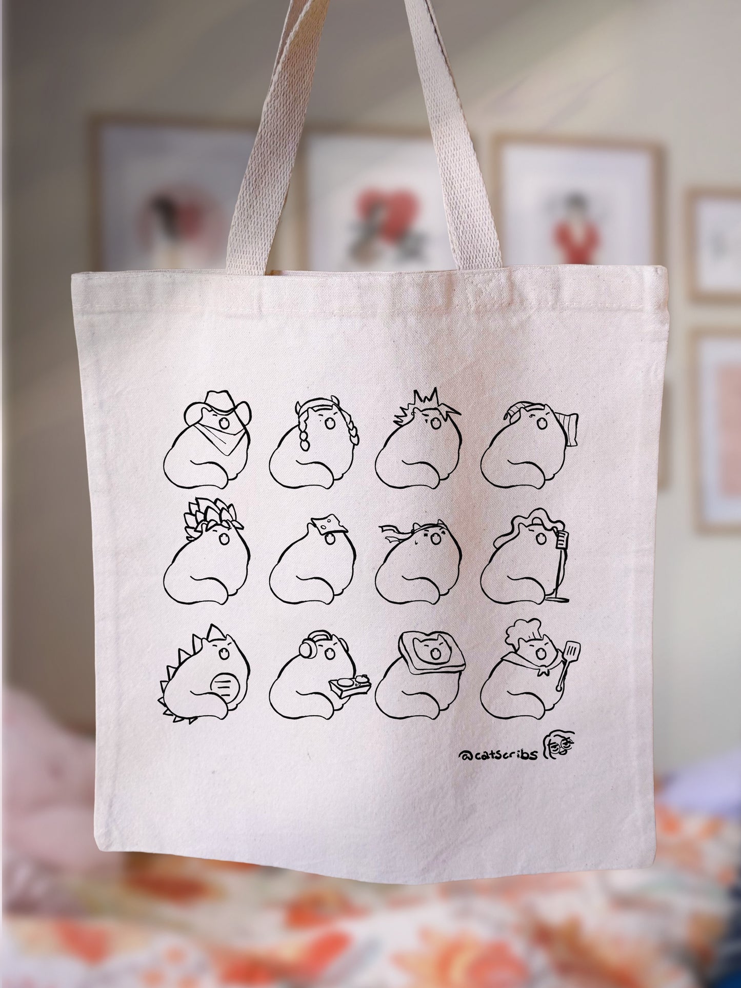 ✨🐈 catscribs totes ✨🛍️