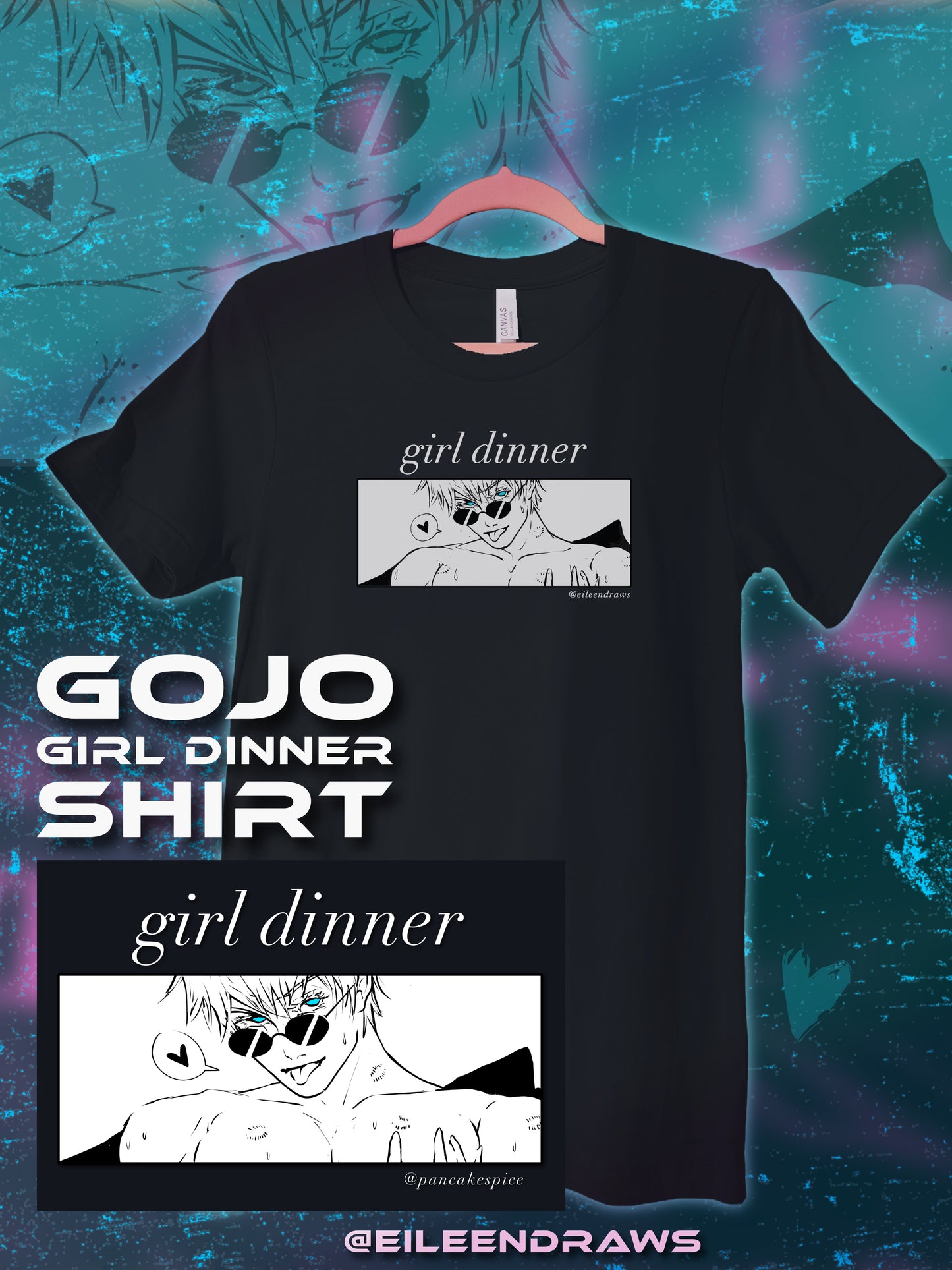 ✨❤️🔥 jjk girl dinner shirts 👚✨
