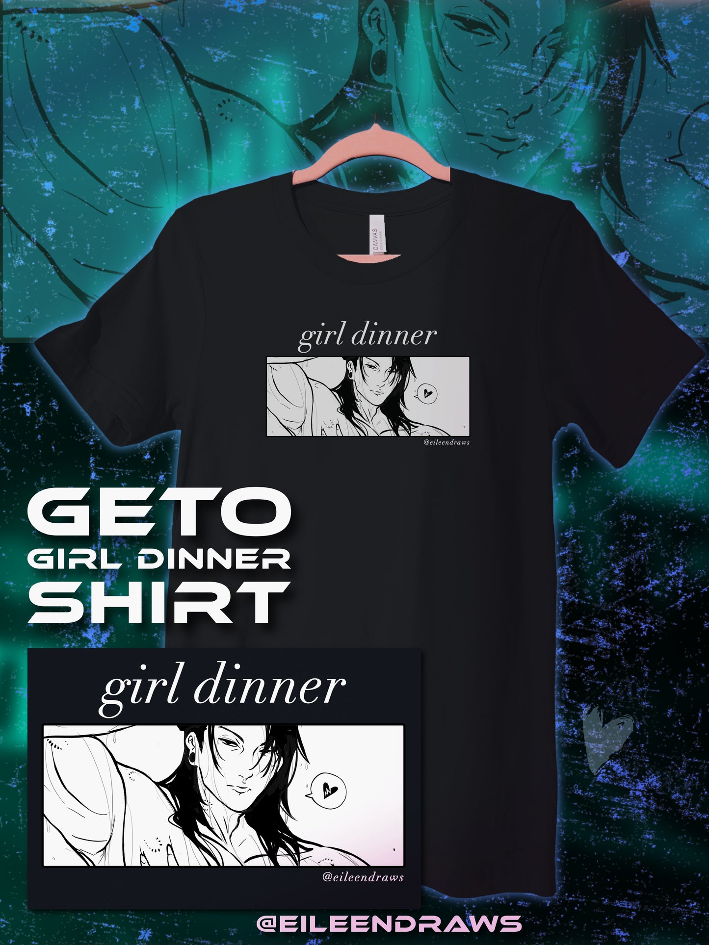 ✨❤️🔥 jjk girl dinner shirts 👚✨