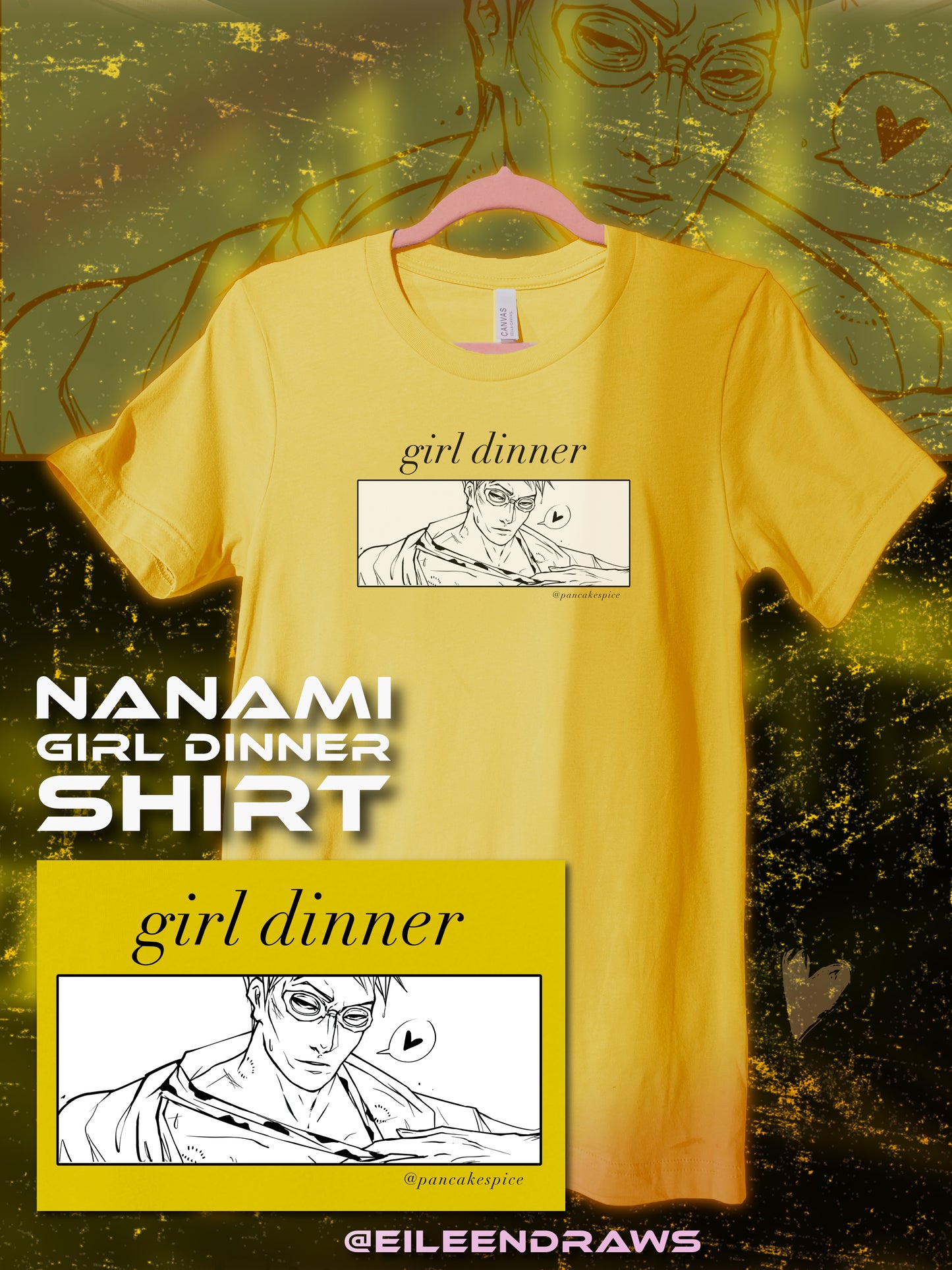 ✨❤️🔥 jjk girl dinner shirts 👚✨