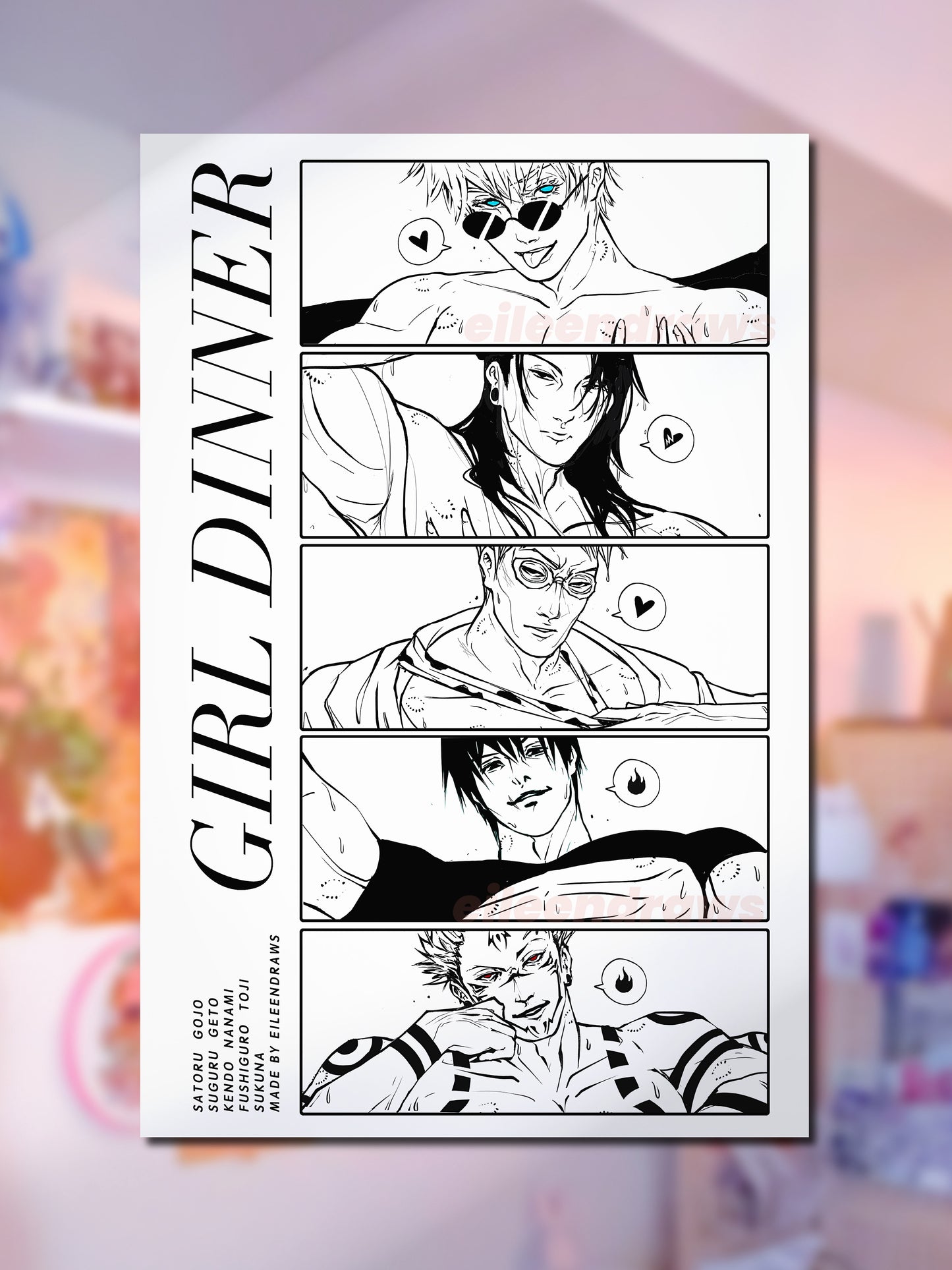 β€οΈβπ₯ Girl Dinner (Girl Buffet) Poster β€οΈβπ₯