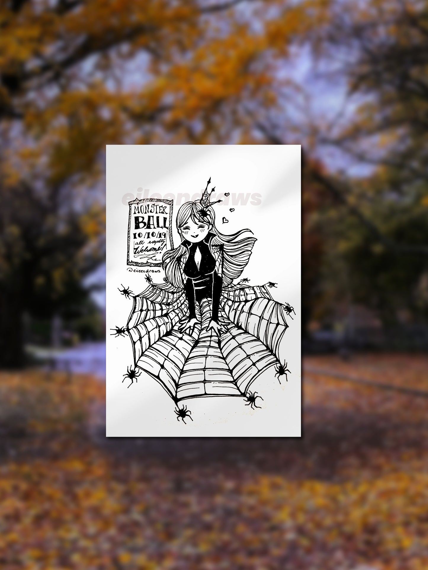 π» original spooky art prints π