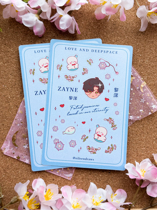 ❄️ zayne sticker sheet ☃️