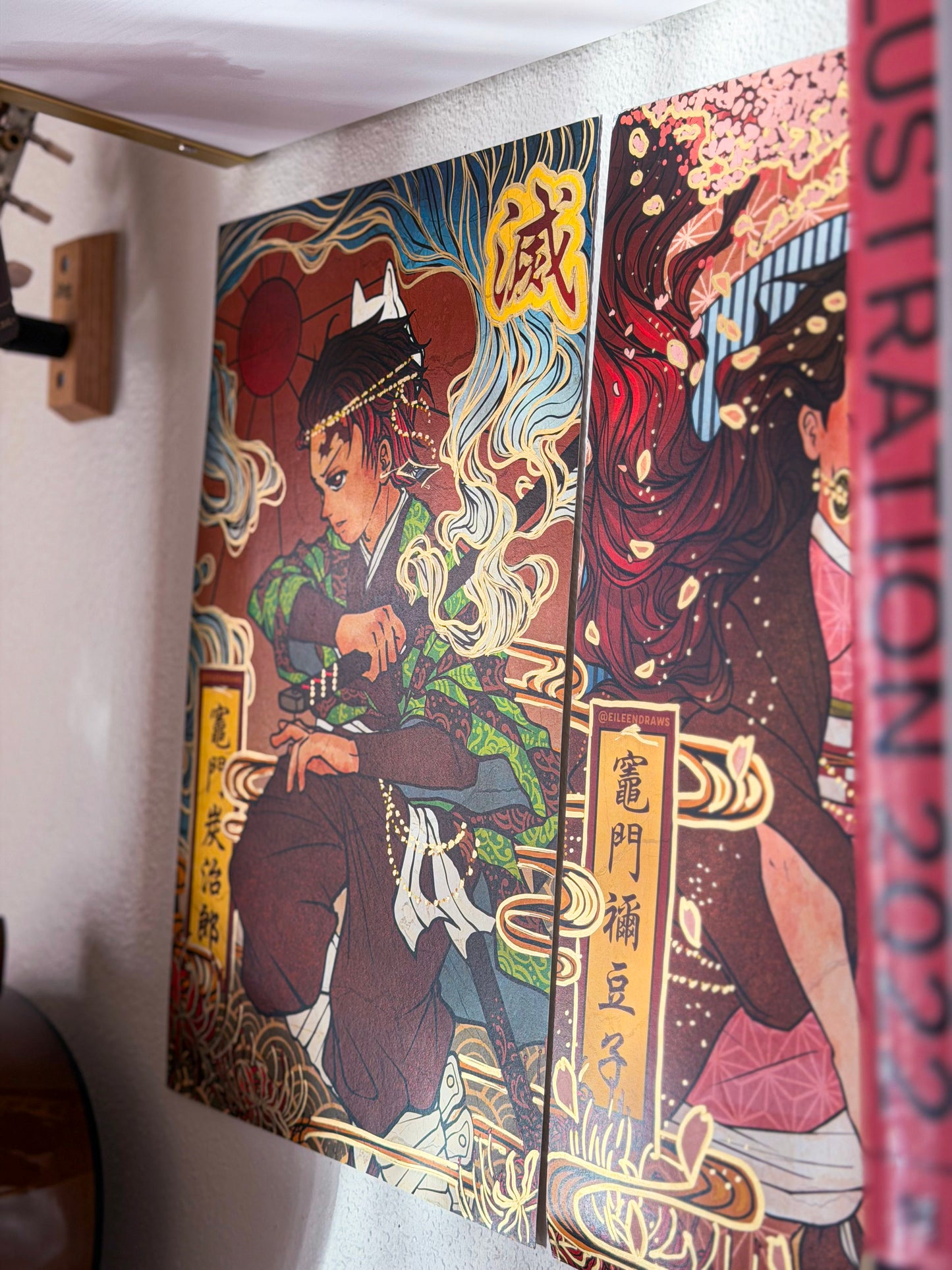 🌊 Tanjiro and Nezuko Demon Slayer Duo Print Set 🌸