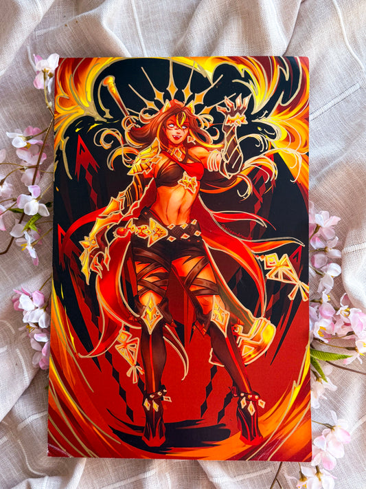 ❤️‍🔥 Flame Mane Dehya Print 🔥