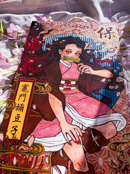 🌸 Nezuko 滅 Demon Slayer Print 🌸