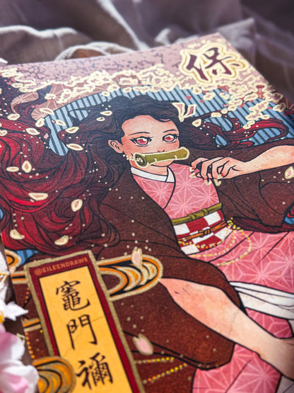 🌸 Nezuko 滅 Demon Slayer Print 🌸