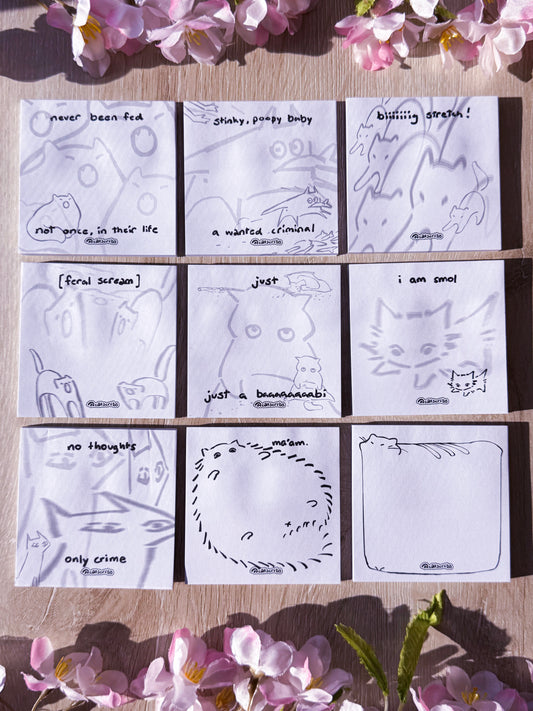 ✨🐈 catscribs sticky notes ✨📝