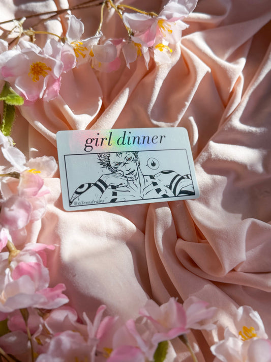 ❤️‍🔥 girl dinner stickers- sukuna ⛩️