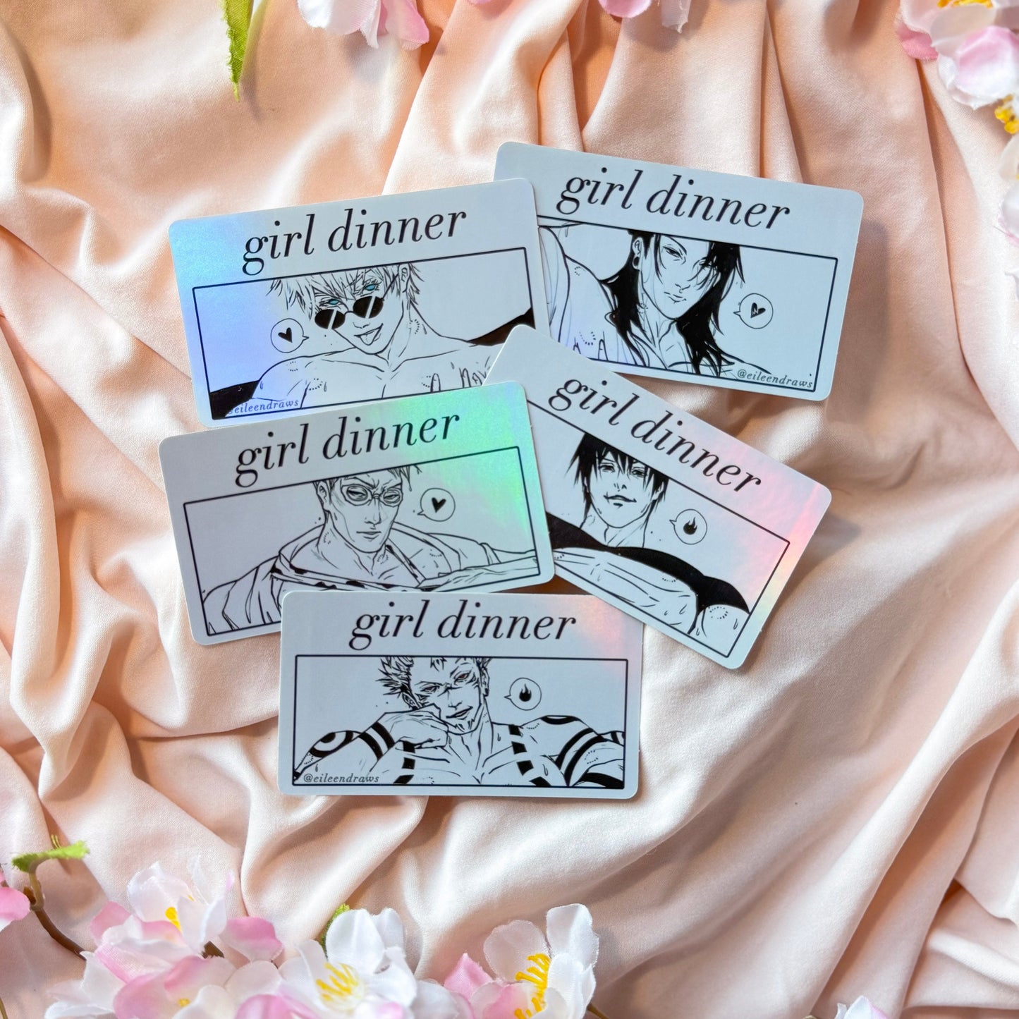 ✨❤️‍🔥 jjk girl dinner stickers ❤️‍🔥✨