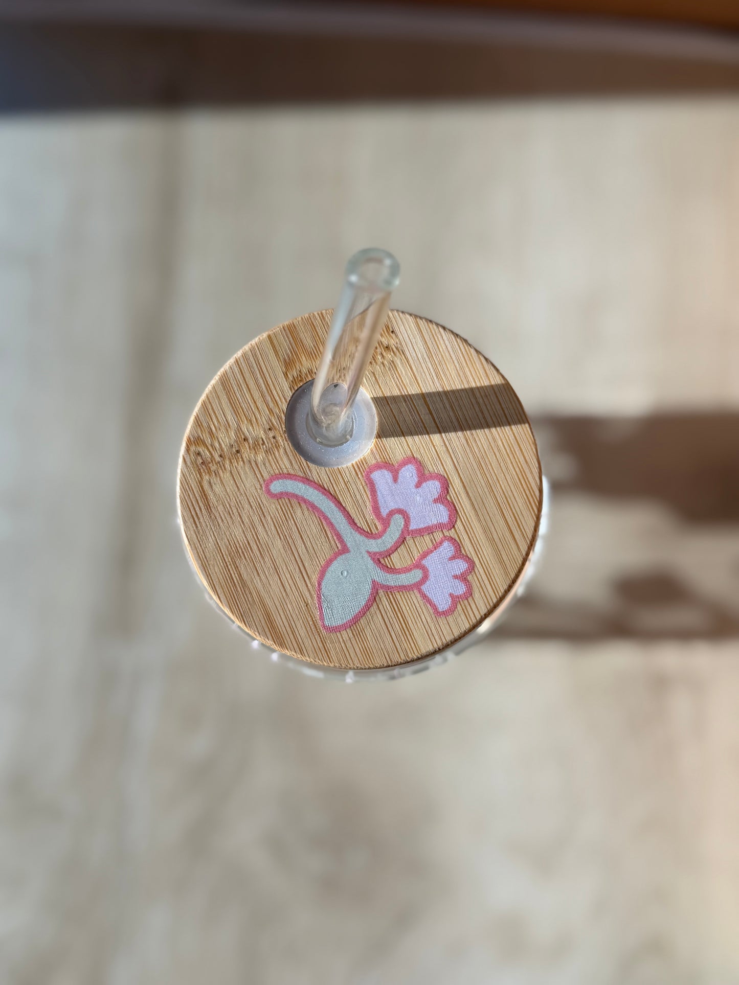 ✨🌷moonubee glass tumblers 🍵✨