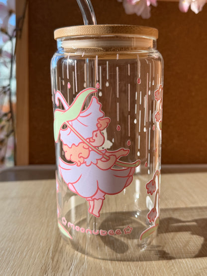 ✨🌷moonubee glass tumblers 🍵✨