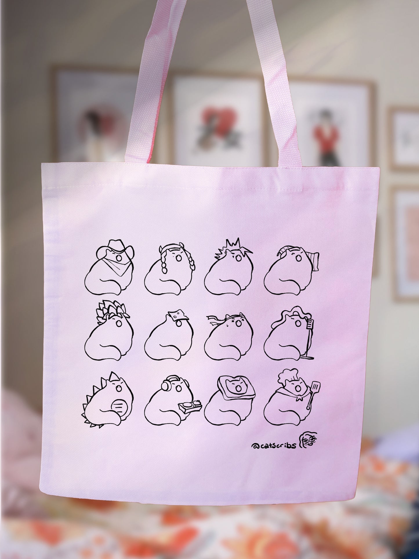 ✨🐈 catscribs totes ✨🛍️