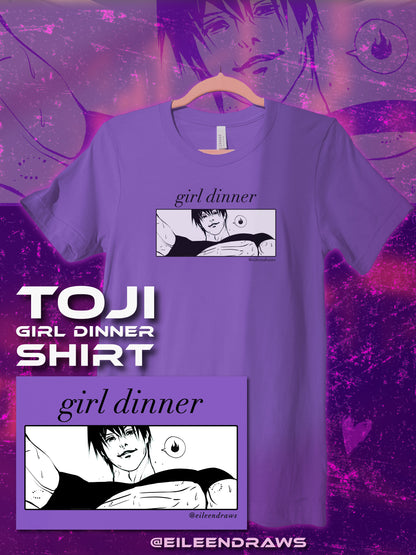 💜 girl dinner shirts- toji 😈✨