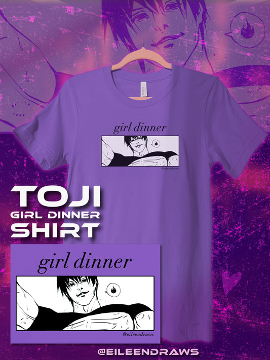 💜 girl dinner shirts- toji 😈✨
