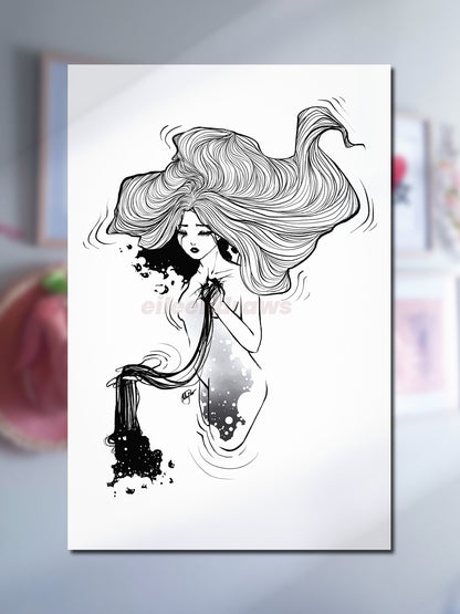 🖤 "Seep" original print 🖤