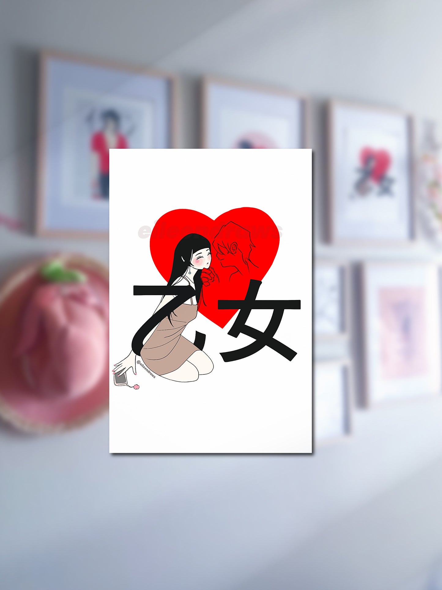 ✨ 愛 (love) original art series ❤️