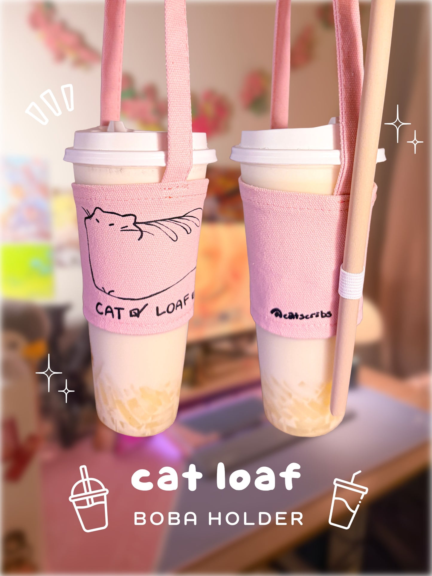 🐈 catscrib-boba-holders 🧋
