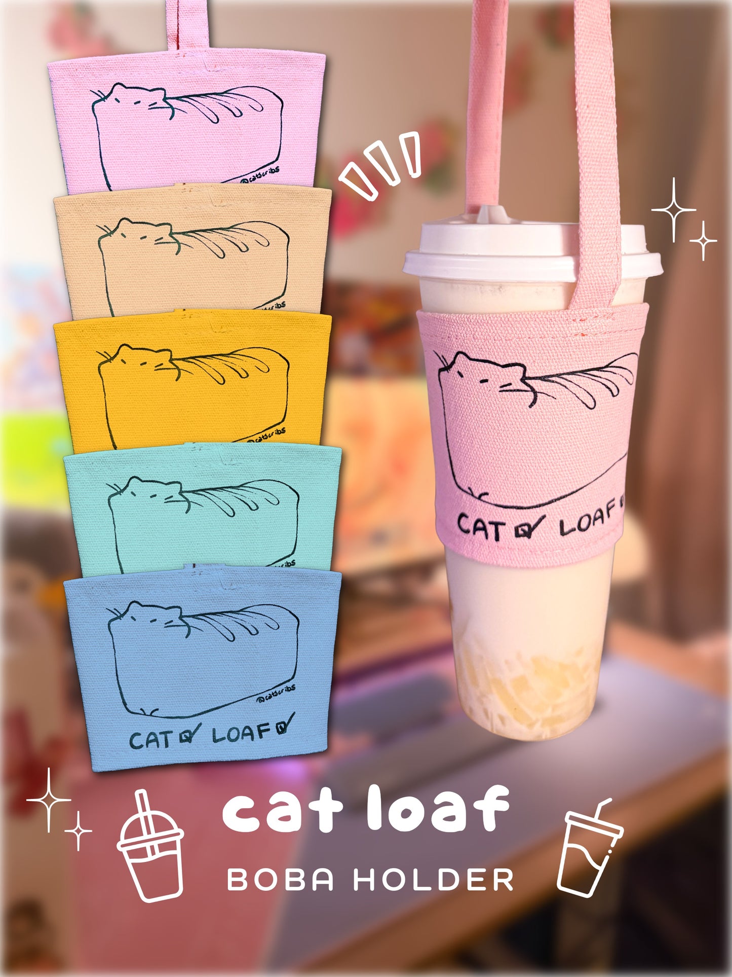 🐈 catscrib-boba-holders 🧋