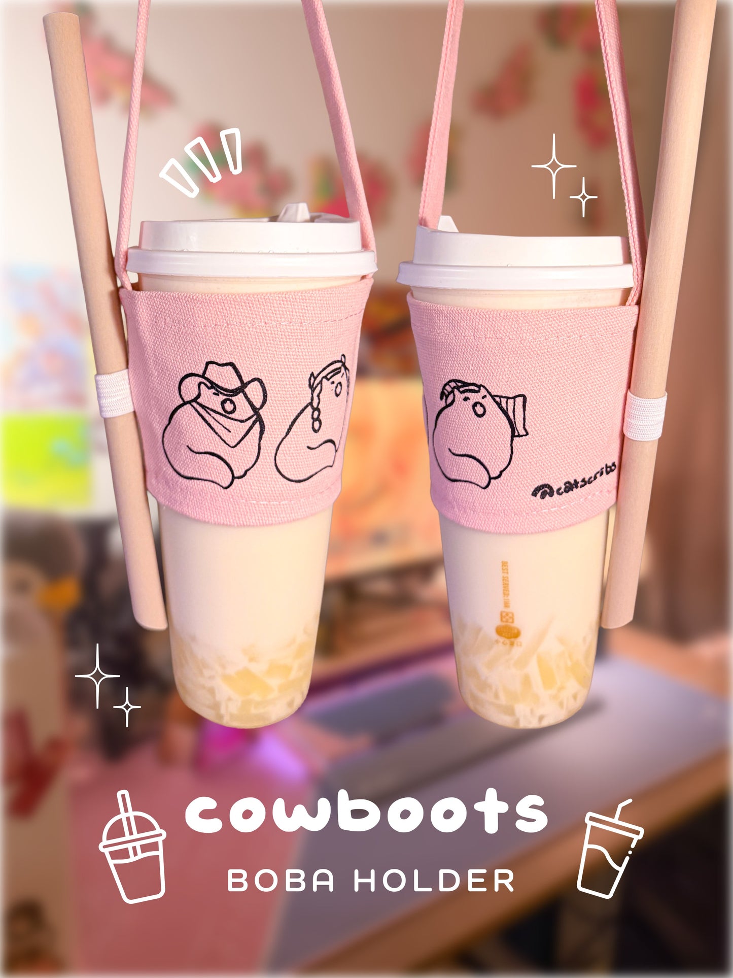 🐈 catscrib-boba-holders 🧋