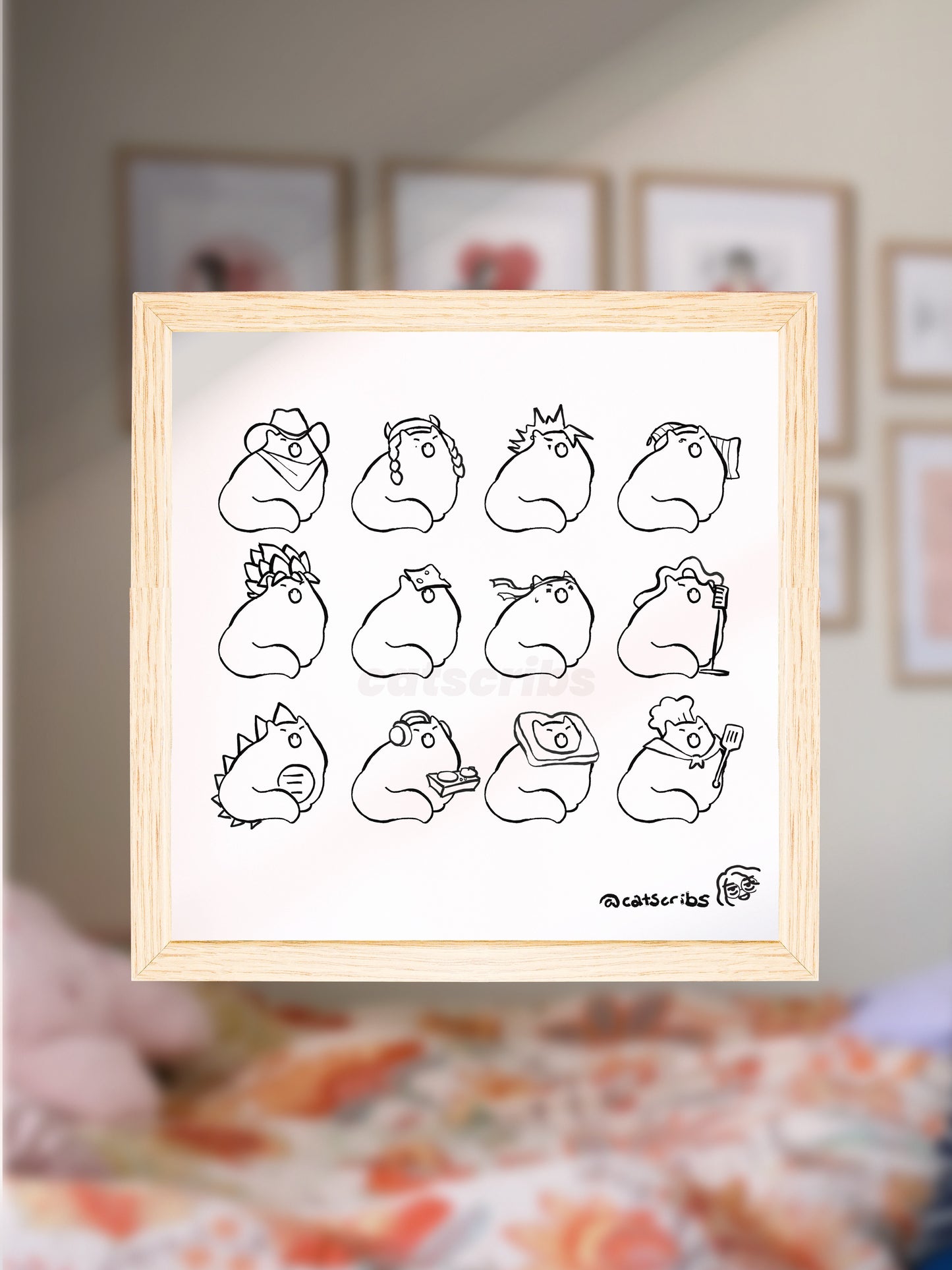 🐈 catscrib prints 🐈