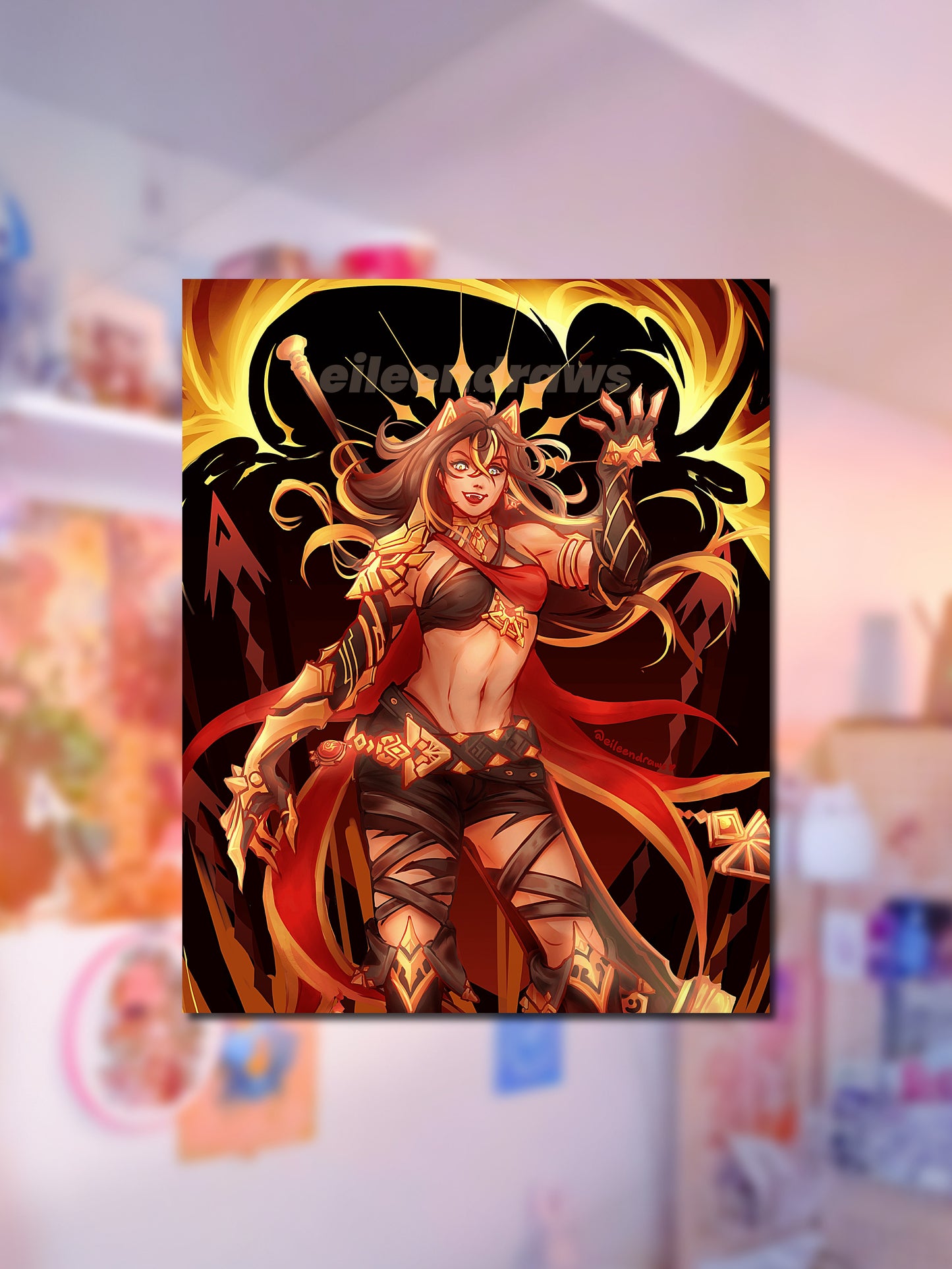 ❤️‍🔥 Flame Mane Dehya Print 🔥