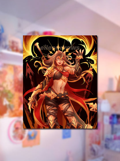 ❤️‍🔥 Flame Mane Dehya Print 🔥