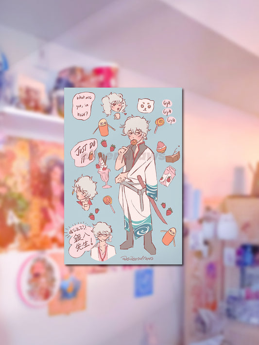 🍡 gintoki mood print 🍨