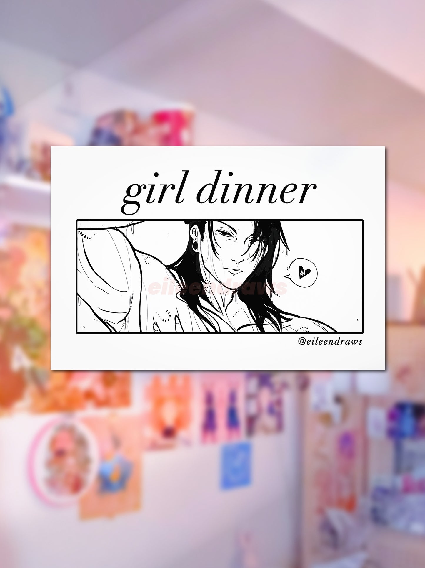❤️‍🔥 girl dinner postcards ❤️‍🔥