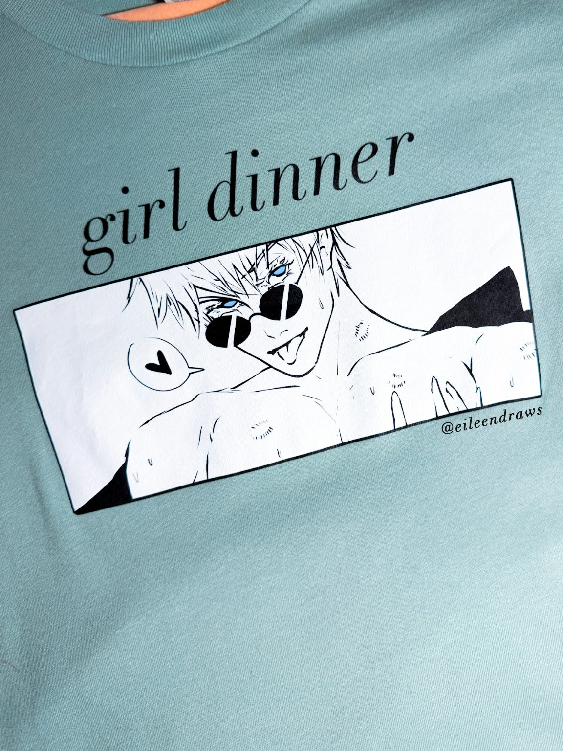 🩵 girl dinner shirts- gojo 🪽 ✨