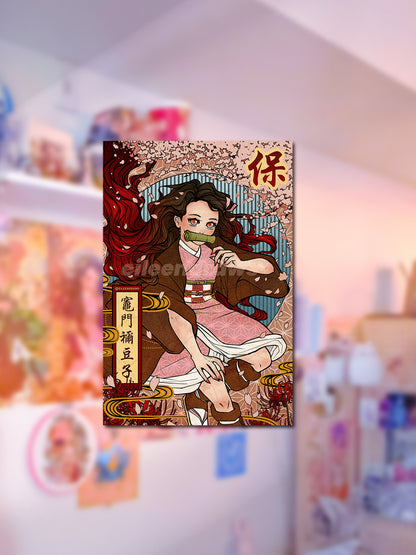🌸 Nezuko 滅 Demon Slayer Print 🌸