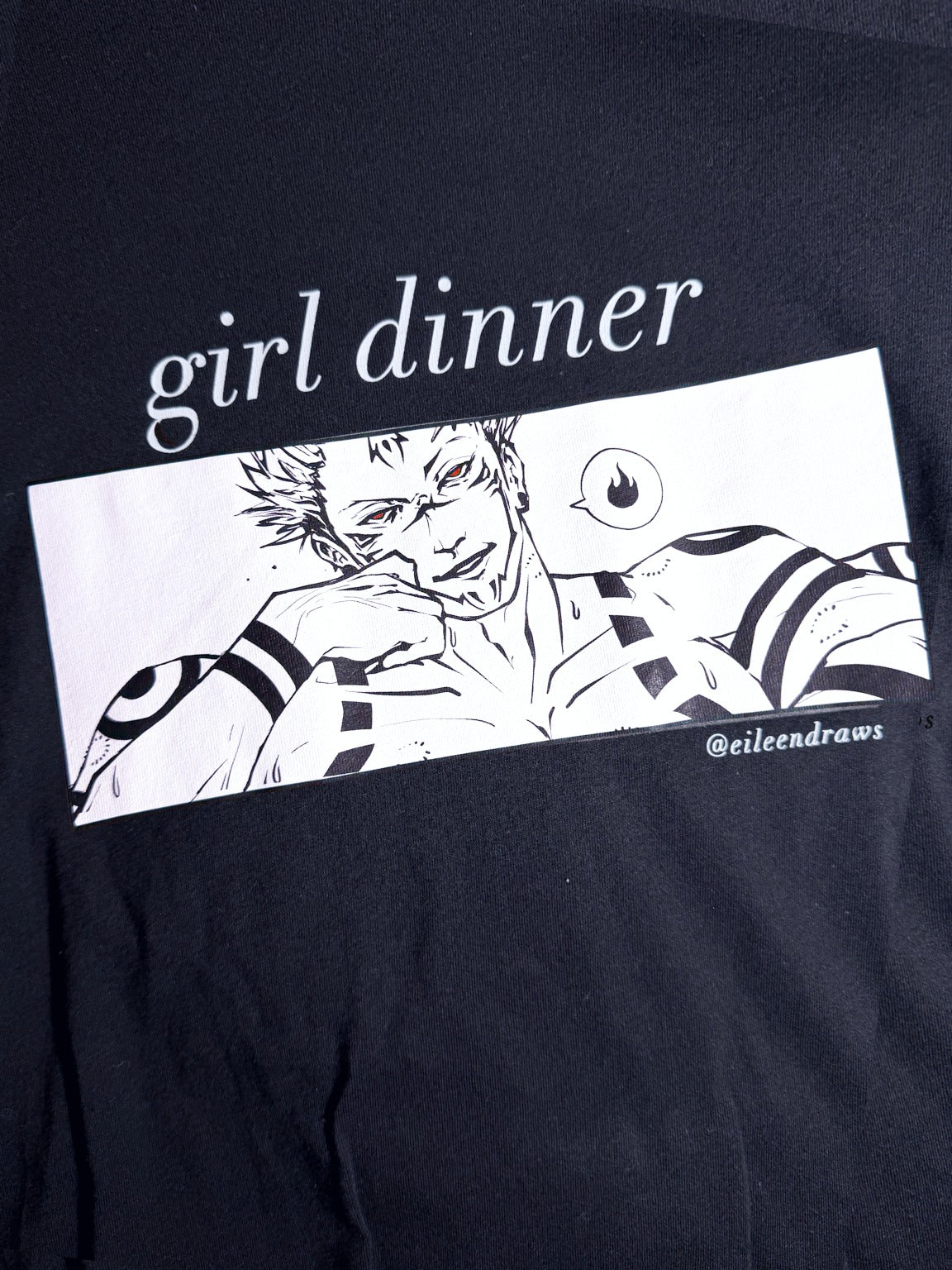 ❤️‍🔥 girl dinner shirts- sukuna ⛩️