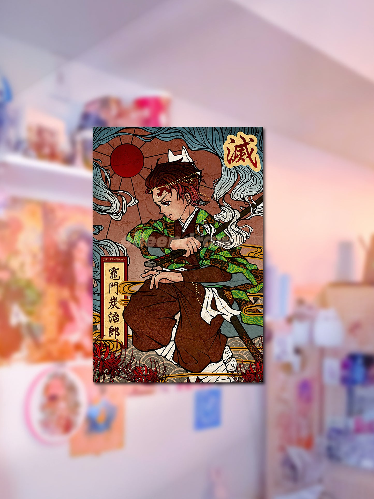 🌊 Tanjiro 滅 Demon Slayer Print 🌊