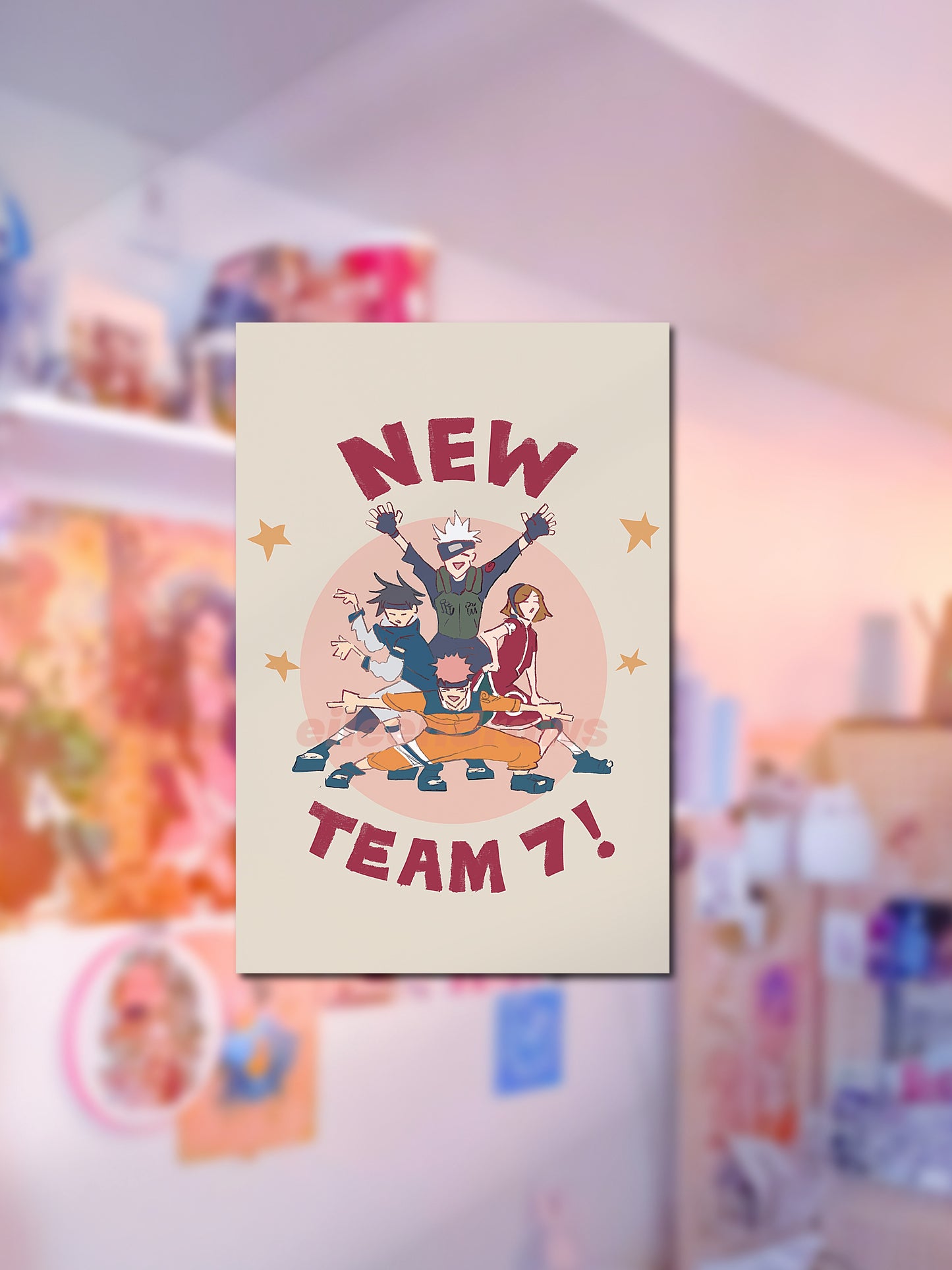 🍥 new team 7 postcard 🍜