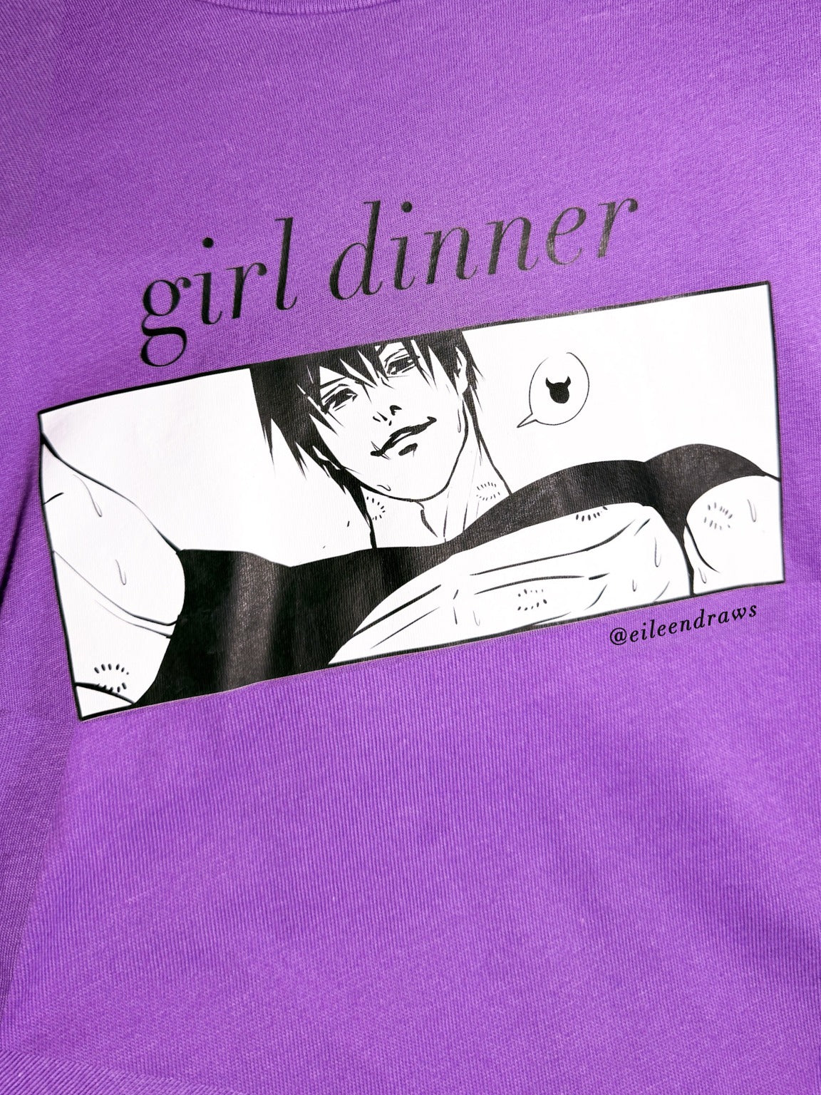 💜 girl dinner shirts- toji 😈✨