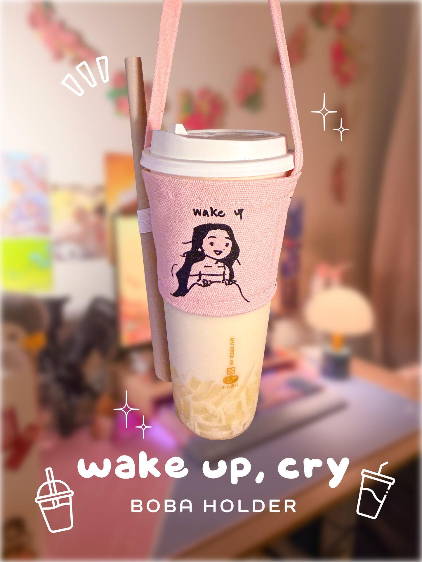💔 sad girl hour boba holders 🧋
