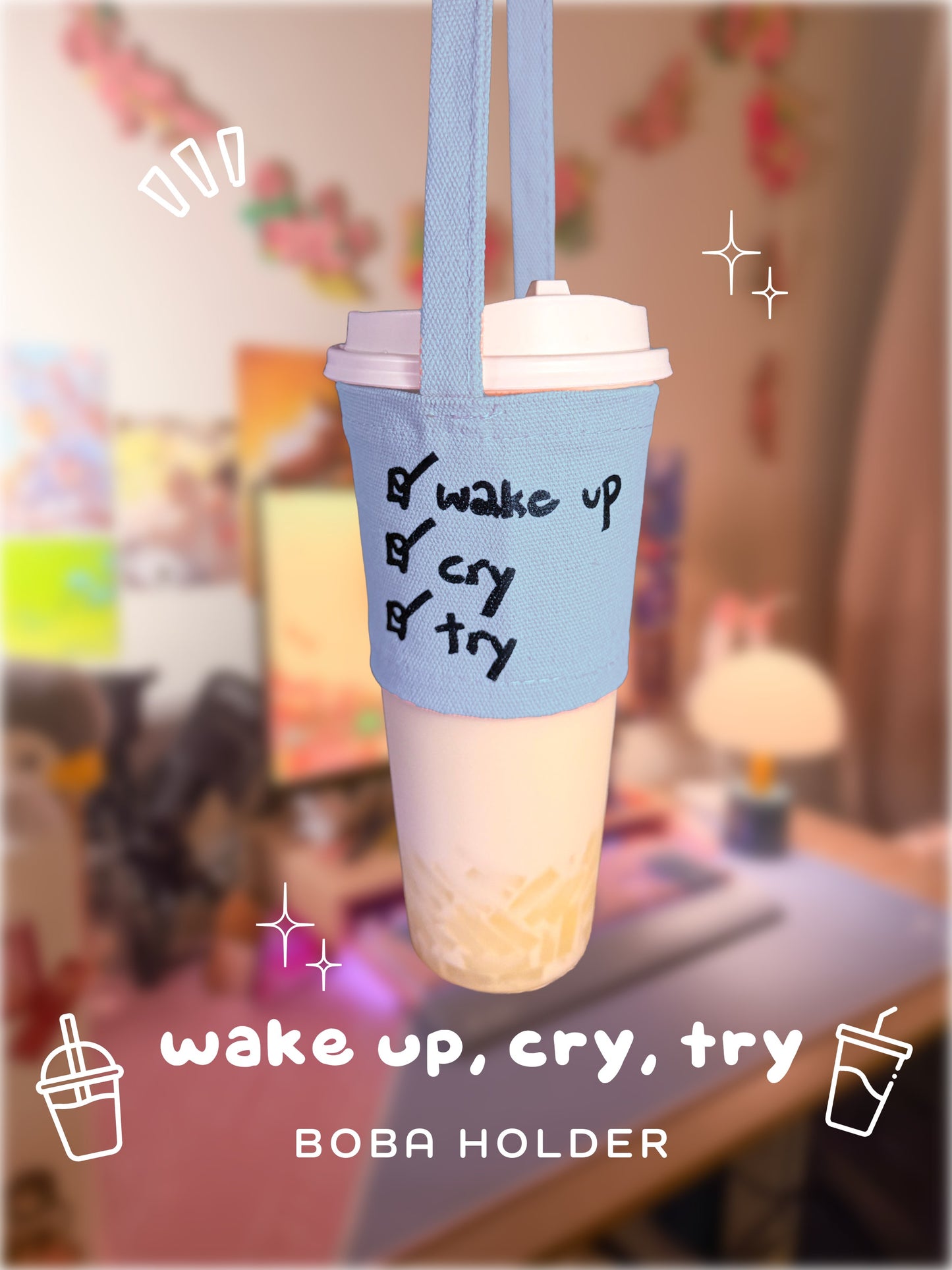 💔 sad girl hour boba holders 🧋