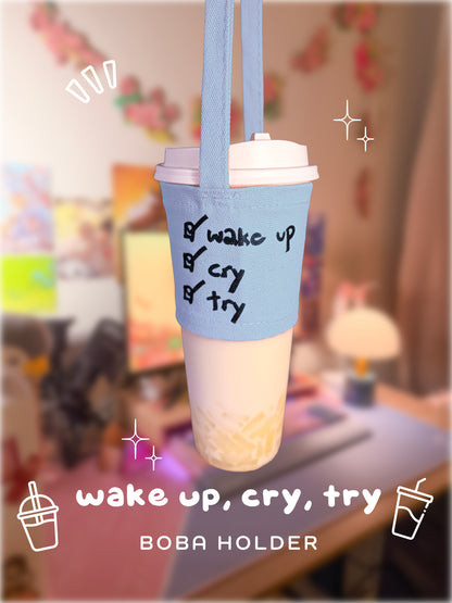 💔 sad girl hour boba holders 🧋